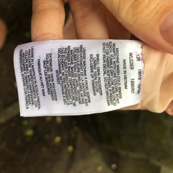 Columbia Sweet Maple Water Resistant Jacket Peach - Picture 7 of 11